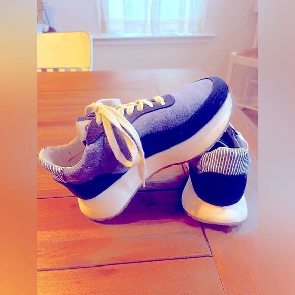 GOODNEWS KOOK SNEAKER IN NAVY, low-top runner US 9/7.5 EUR 40 Made in Portugal - Picture 11 of 14